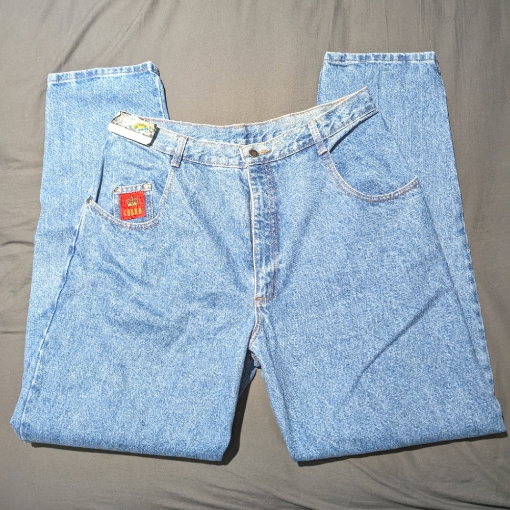NWT Vintage High waisted Cobra women's western jeans no back pockets